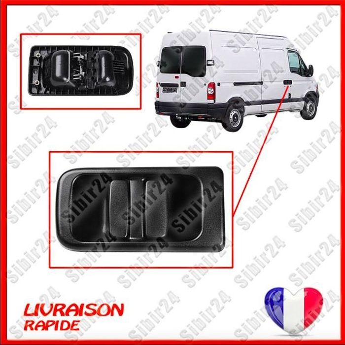 Poignée de porte latérale coulissante droite COMPATIBLE MASTER (1998-2010) MOVANO (1998-2010) INTERSTAR (1998-2010)
