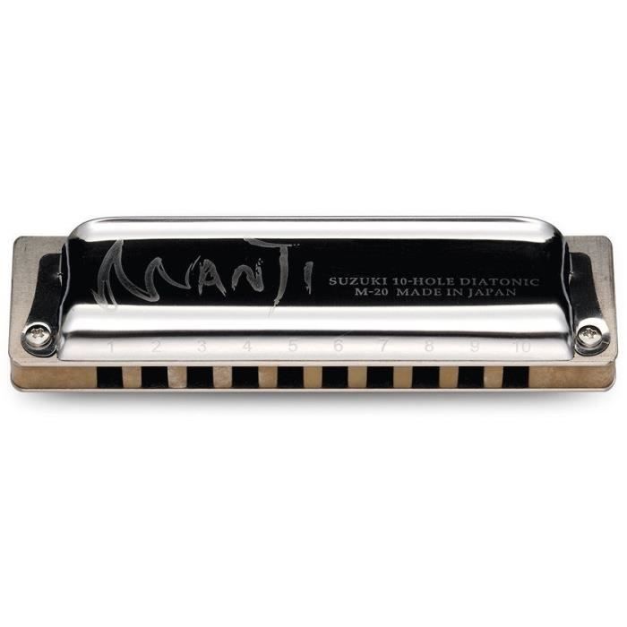 SUZUKI Harmonica diatonique 10 trous Manji standard en DO