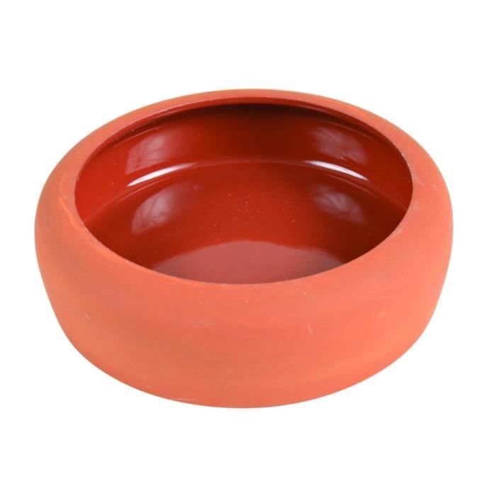 TRIXIE Ecuelle céramique avec bord arrondi 250 ml/ø 13 cm pour rongeurs