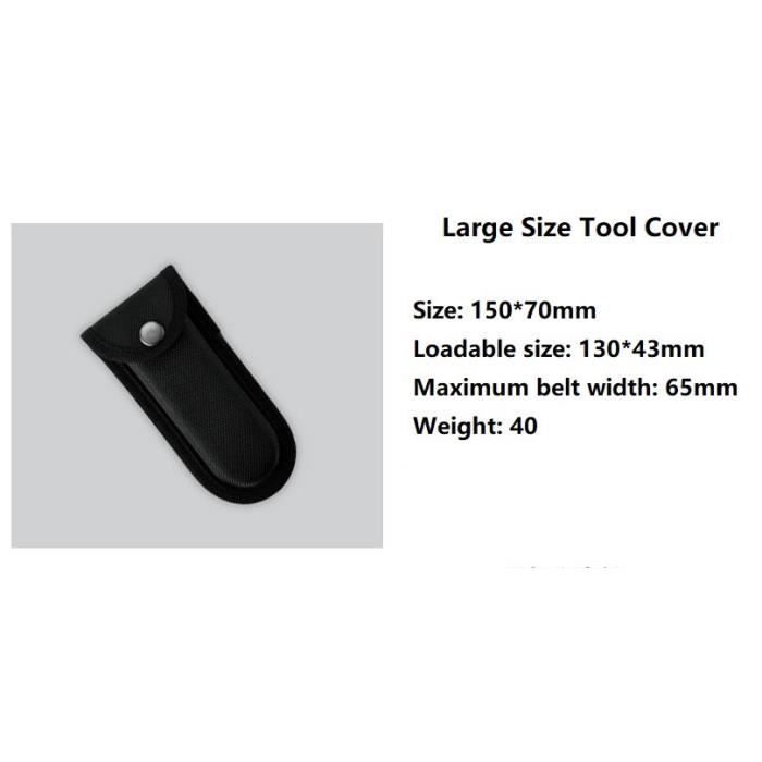 big -Étui à couteaux pour outils, couverture extérieure, sac à couteaux pliable, pochette de chasse, sac tactique en cuir, transport