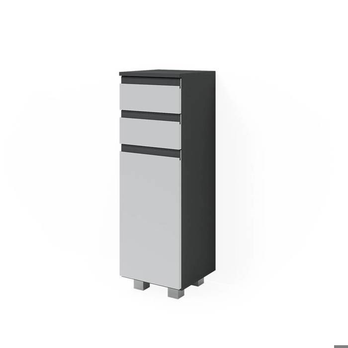 Armoire de salle de bain Irma Chêne doré/anthracite 30 x 59 cm Vicco