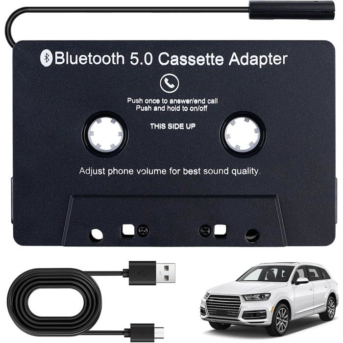 Adaptateur Cassette Bluetooth Pour Autoradio Vintage - Modèle Auto Drive 9-b - Neuf