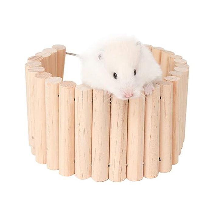 Pont suspendu pour hamsters – Longue échelle en bois pour hamsters souris et autres petits animaux