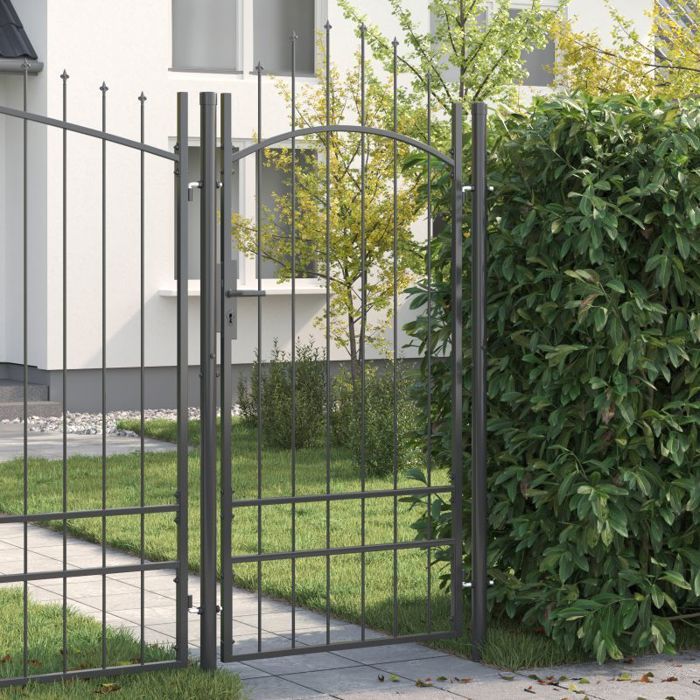 Vidaxl Porte de Jardin Woerden Gris 200 x 100 cm