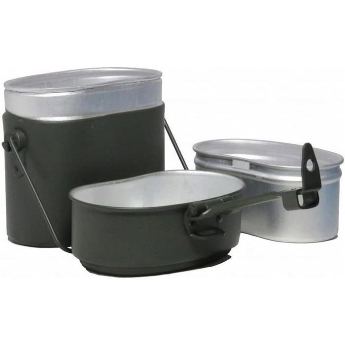 Poêle de camping ultralégère JeiibrZui - 600 ml - 1 pièce - Aluminium - Poignées pliables incluses - Idéale pour la 0I082601