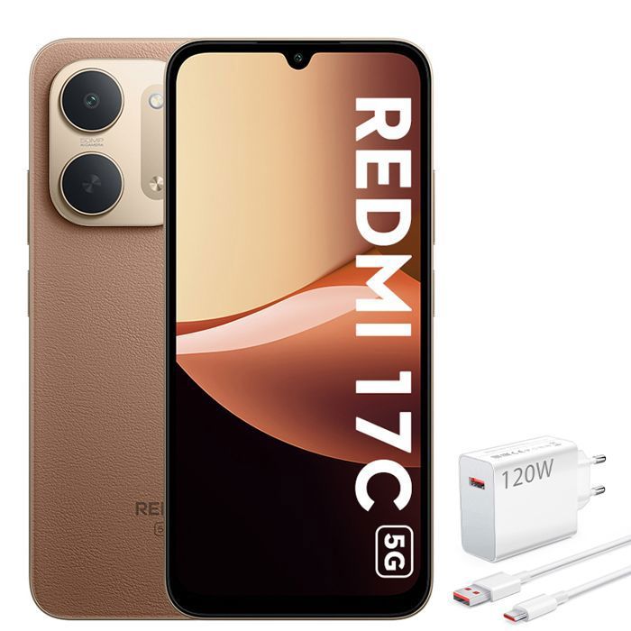 Xiaomi Redmi 17C 128 Go Marron - vue 8