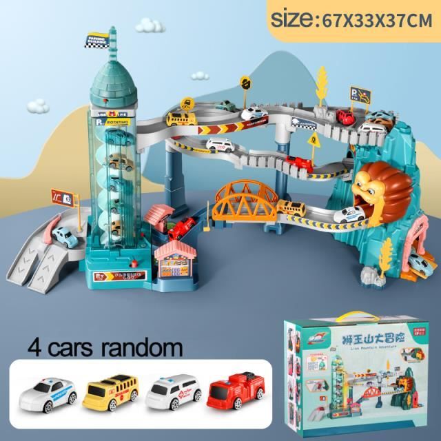 Couleur P822 Jouet de dinosaure pour garçon, jeu de voiture, camion