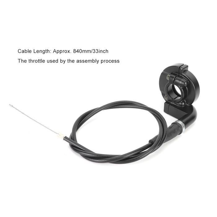 Kit Poignée D'accélérateur Twist 7/8" Bleue - Pour Moteur Predator 196cc 212cc 6.5HP - Marque YOXUFA