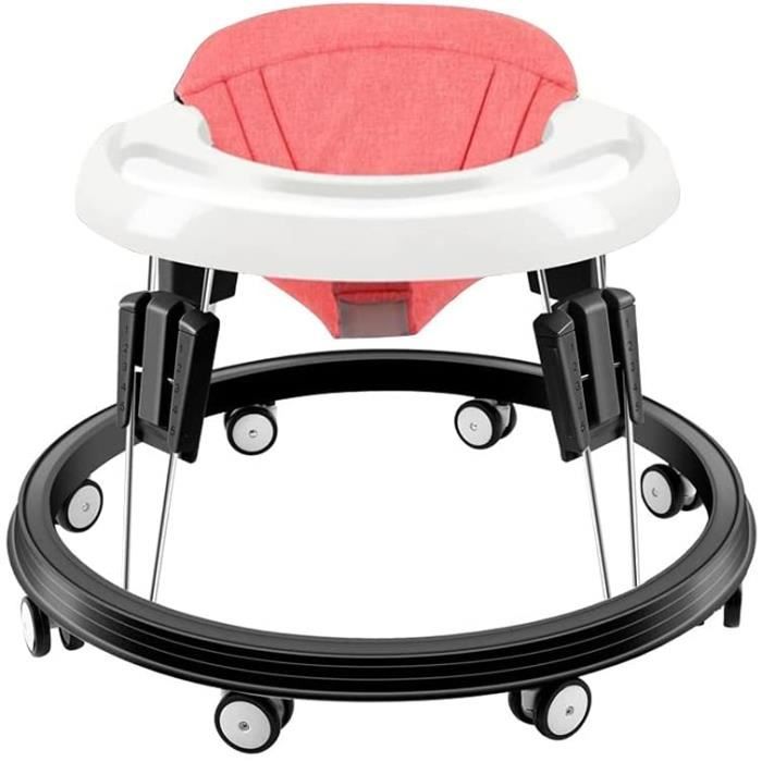 Trotteur Bebe De 6 A 18 Mois Marcheur D Apprentissage Assis Debout Avec Coussin En Lin Trotteur Marche Anti Renversement Plat 395 Cdiscount Puericulture Eveil Bebe