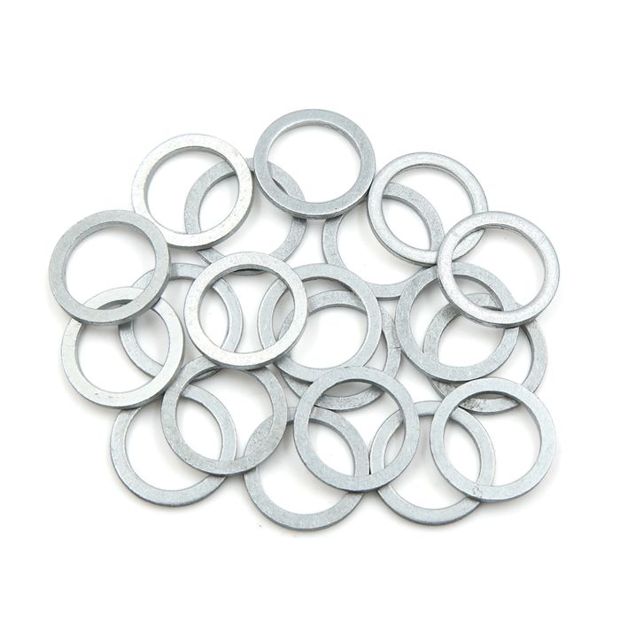Lot De 10 Joints Bouchon Vidange Aluminium 18x12x1.5mm - Compatible Aprilia AF1 125 1988-1993