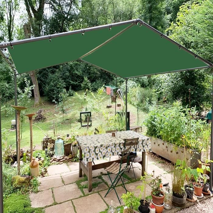 Tente Fukamou Avec Toit 5m - Auvent Imperméable - Poulie Réglable - Alliage Aluminium Et Nylon