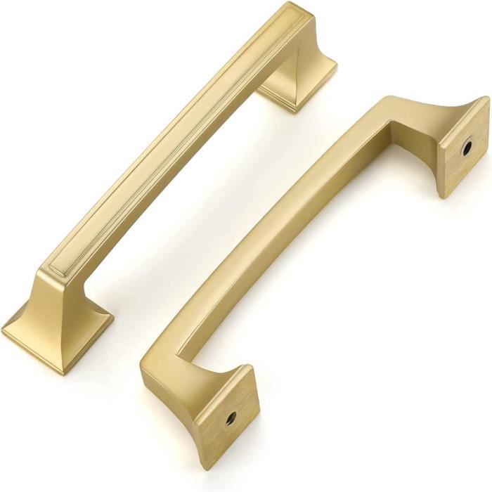 poignée de porte dorée GEMMA - marque KLEIS