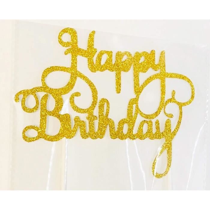 Bougies Pour Fête Anniversaire Happy Birthday Ballons Colorés Décoration de  Gâteau - Cdiscount Maison