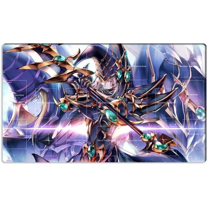 Tapis De Jeu De Cartes Mlikemat 60x35 Cm - Avec Zones De Jeu Et Sac De Transport - Pour TCG/CCG