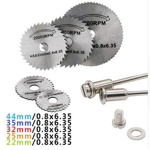 GOXAWEE Mini Disque Diamant à Tronçonner /& Mini Lame de Scie Circulaire HSS /& M