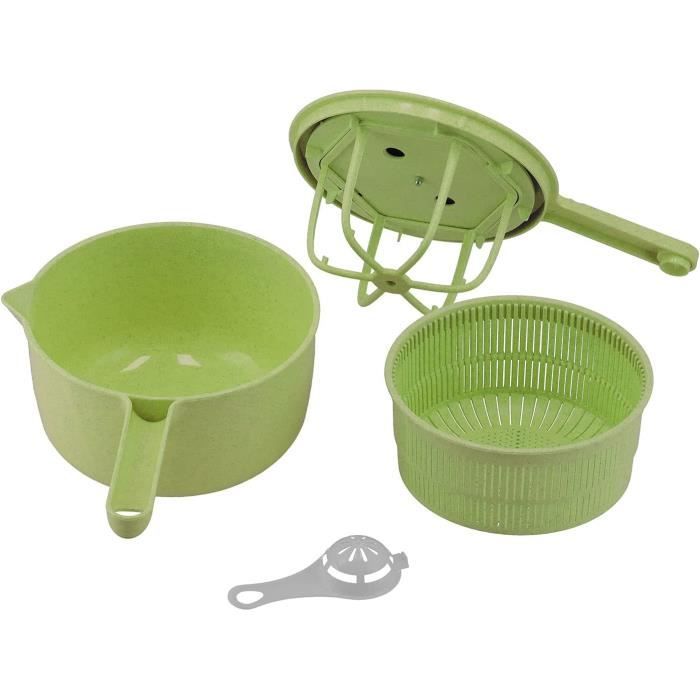 Égouttoir à légumes - YOSOO - Double Couche - Électrique - Multifonctionnel - 5L - Maison