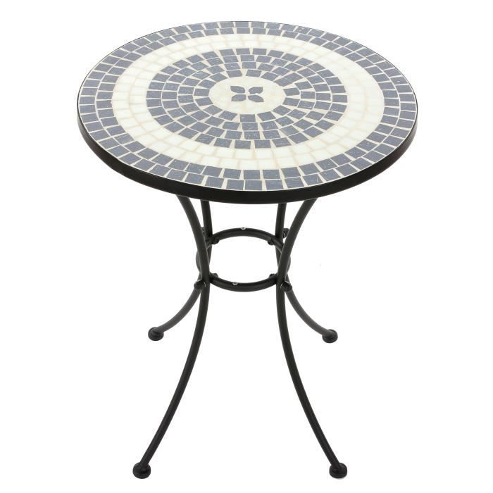 table mosaique amora pr jardin balcon terrasse o 55cm cdiscount jardin
