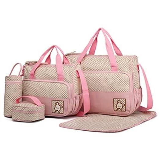 Ensemble de sacs à langer de multifonction Rose pcs