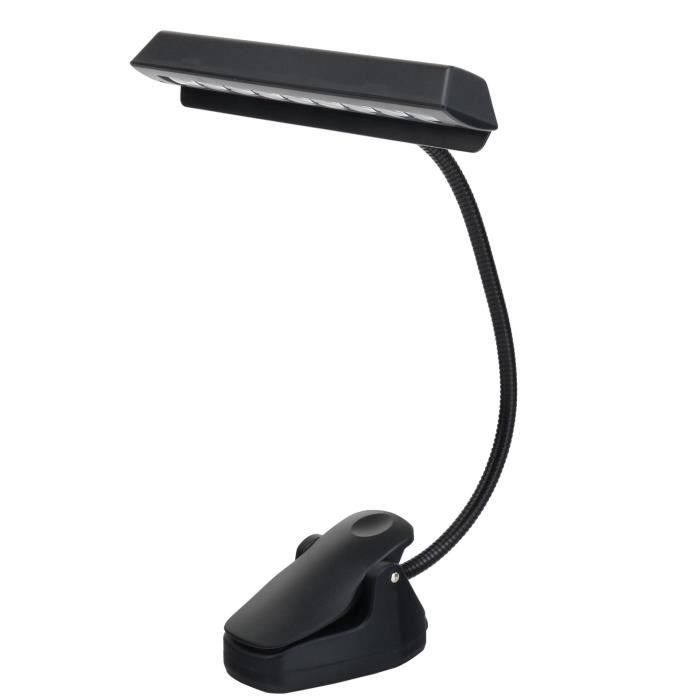 Showlite LED Lampe à piano noir - Instruments de musique