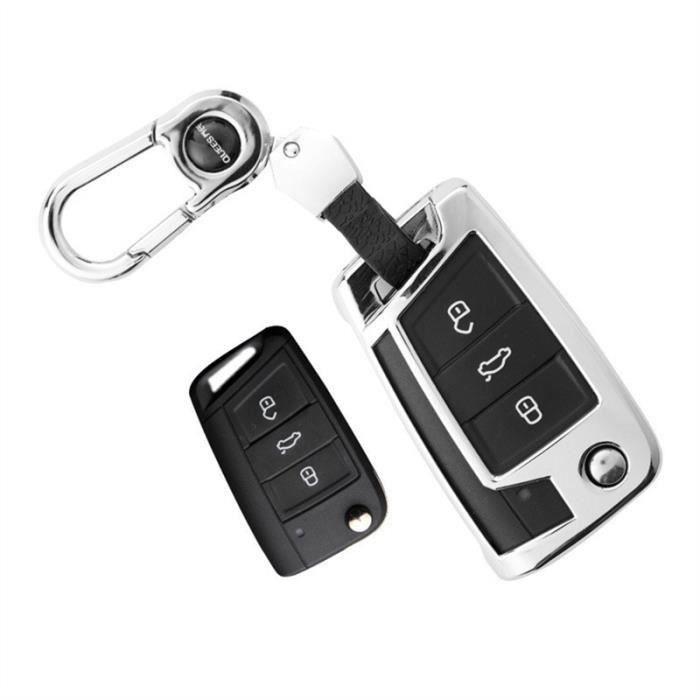 Hs Smart Key Remote Fob Pleine Protection Voiture Cle Cas De Cle De Voiture Shell Protecteur Pour Skoda Cle De Hscyd1b3231 Cdiscount Au Quotidien