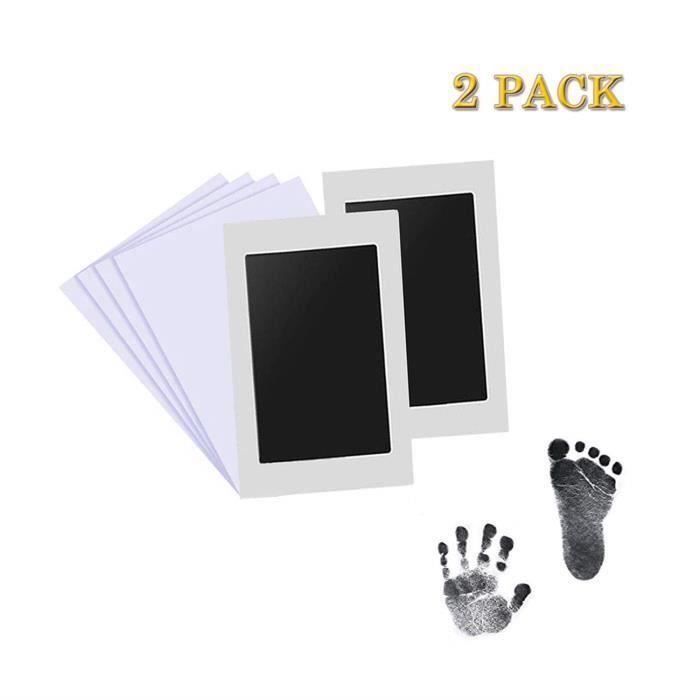Nouveau Ne Bebe Empreinte Encre Non Toxique Encre Tampon Infantile Bebe Souvenirs 2pcs Noir L02c6 Cdiscount Maison