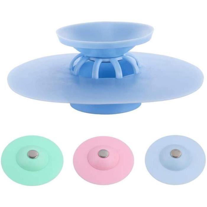 Grille Pour Bonde De Baignoire Lot 4 Filtres Silicone Évier Douche