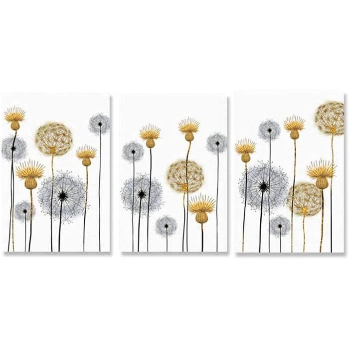 Lot De 3 Posters Haut De Gamme - Sans Cadre - Beige - Décoration D'intérieur Pour Chambre à Coucher Et Salon - 40 X 50 Cm - Maison