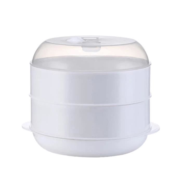 Microwave Cuiseur Vapeur Plastique Pp Sans Bpa 2 Lt Cuiseur Vapeur Rapide Pour Riz Et Lgumes
