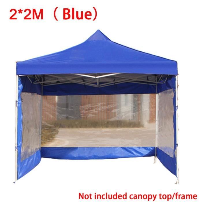 Tente,Tente pare-soleil en tissu sans cadre,pliable,imperméable,translucide,Camping,fête,barbecue,mariage,gazébo - Type Bule 2X2M