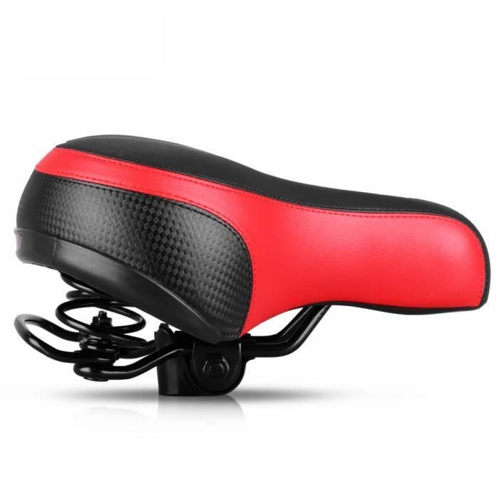LOVIVER Support De Selle Vélo En Aluminium Léger Rouge - Fixation Rapide Et Pratique