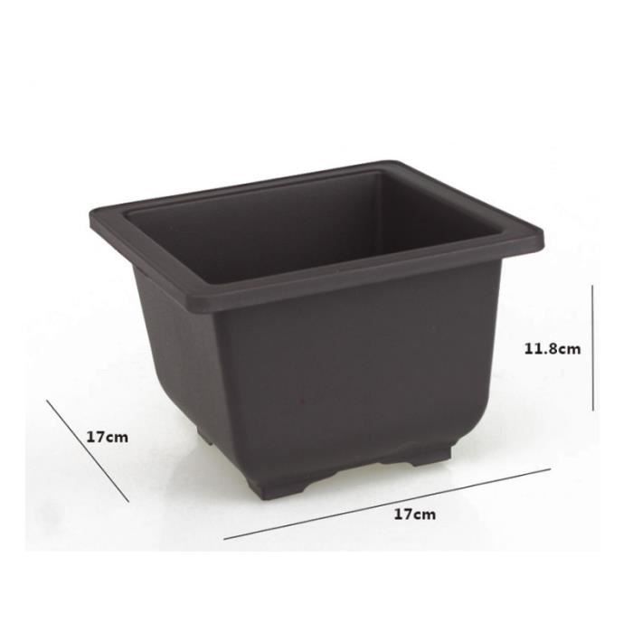 Pot de fleur,Pots de formation en plastique Imitation bonsaï, avec