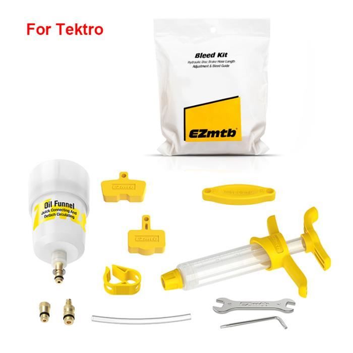 Seulement pour Tektro - Kit De Purge De Frein À Disque Hydraulique De Vélo, Outils Pour Shimano, Sram, Avid,