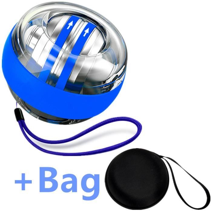 Balle Gyroscopique Ezweiji | Démarrage Automatique | LED Lumineuse | Musculation Main Et Poignet