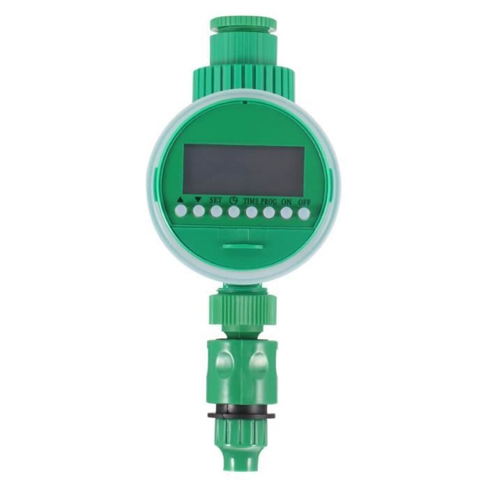 Programmateur D'arrosage électronique Green Blue GB390 - IP55 - Durée 1 à 300 Min, Fréquence 1h à 7 Jours - 7