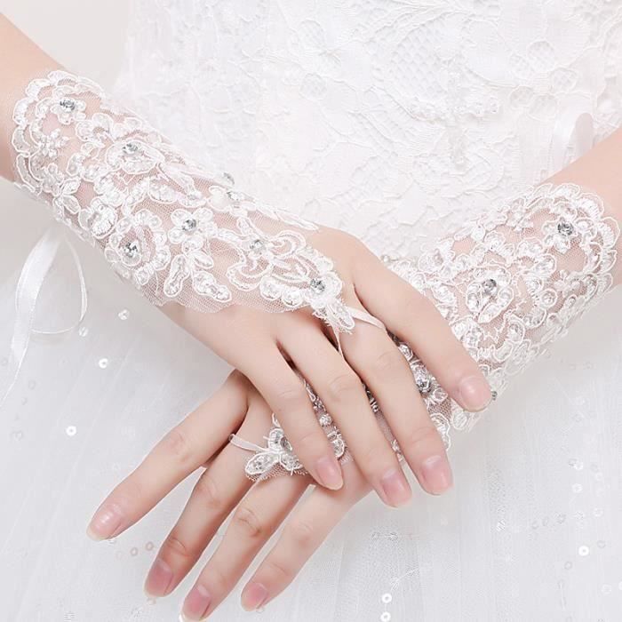 Mitaine dentelle online mariage