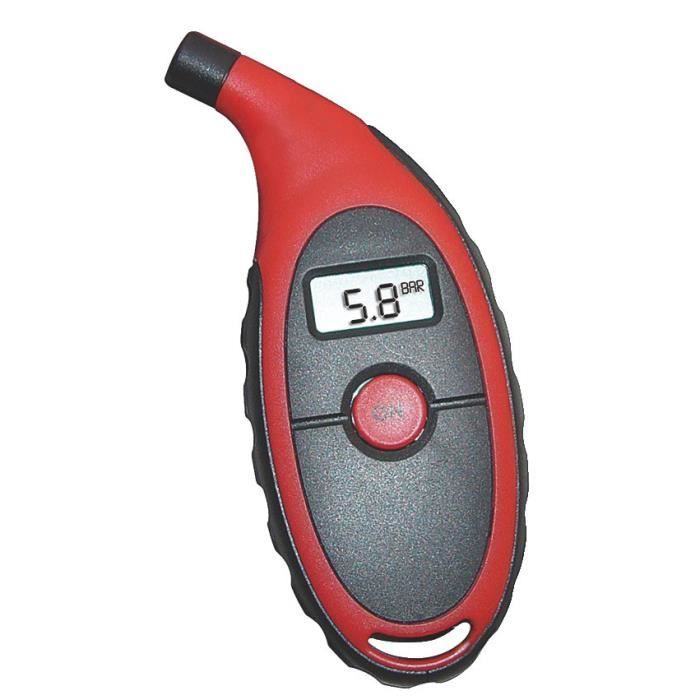 Manomètre Digital Pour Pneus - Jauge De Pression 0 à 7 Bar - Précision Et Lecture Facile