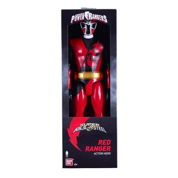 FIGURINE POWER RANGERS Rouge 30 cm - Achat / Vente figurine - personnage -  Cdiscount