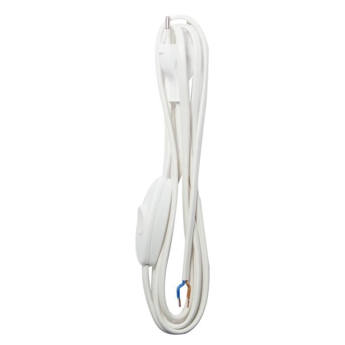 Debflex Installationskabel HO3VVH2-F 2x0,75 Mm², 10 M, Weiß – Flexibel Für Haushaltsgeräte