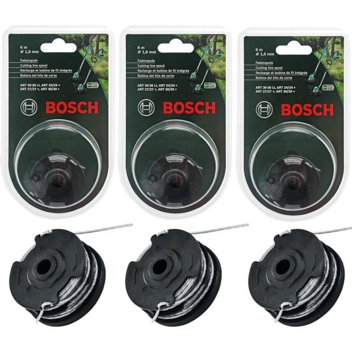 Bobine de fil de rechange pour débroussailleuse Ryobi RAC123, 1,6 mm x