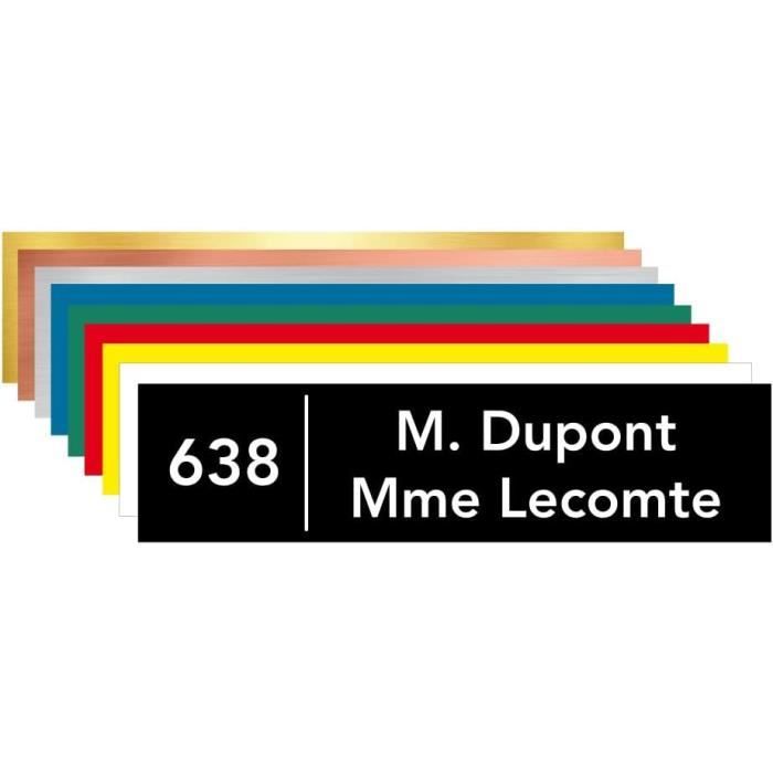 PLAQUE NUMERO DE MAISON ou BOITE AUX LETTRES EXTERIEUR réf 20 choix