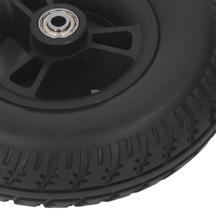 Pneu De Remplacement Pour Fauteuil Roulant/de Marche - Noir, 16 Cm, Moyeu épais, Neuf