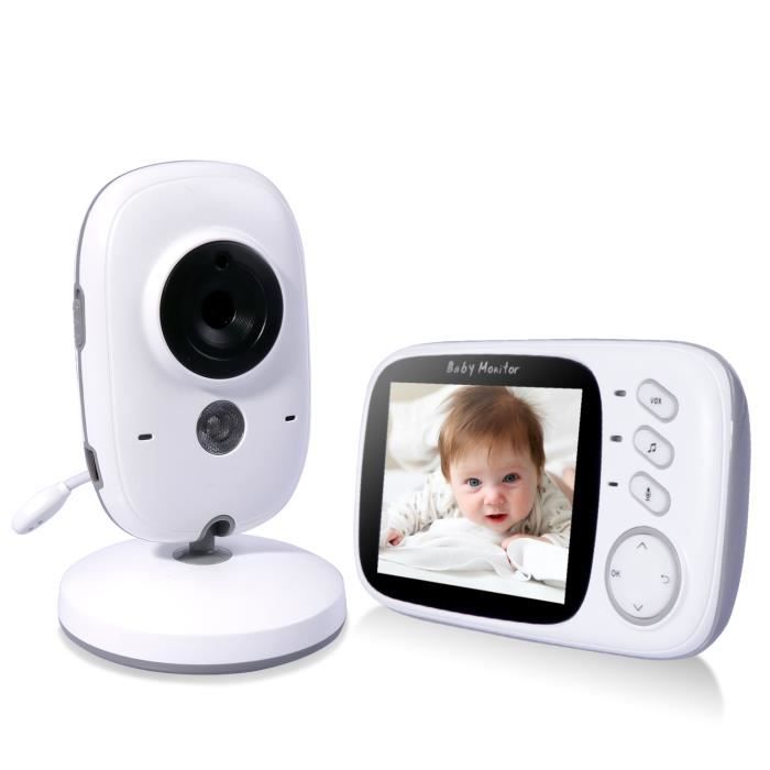 Babyphone vidéo sans fil, écran 2.8 , caméra IP, WiFi 1080p, vision  nocturne, grand angle 120 °, audio bidirectionnel, PTZ, pour bébé/nounou -  AliExpress