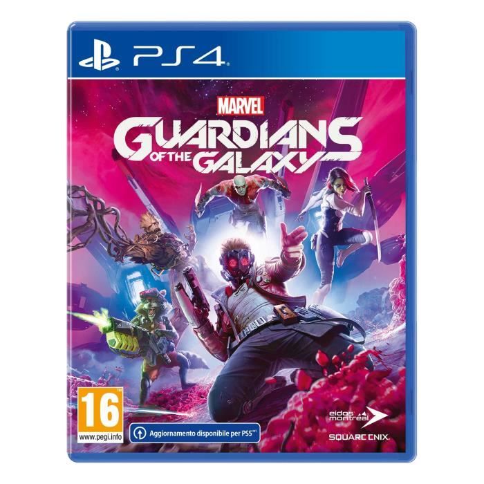 Jeu - DEEP SILVER - Marvels Guardians of the Galaxy - PS4 - Action - PEGI 16+