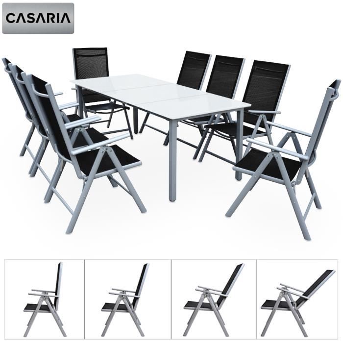Table De Jardin Avec 8 Chaises Achat Vente Pas Cher