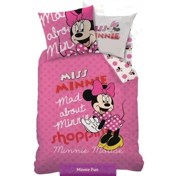 Parure De Lit Minnie Disney 140 X 200 Achat Vente Parure De Drap Cdiscount