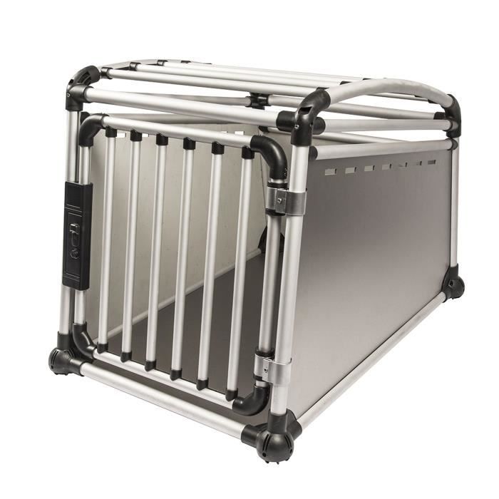 Duvo Cage De Transport En Alu Pour Voiture 49x64x59 Cm Pour