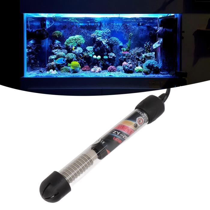 Brave-Chauffe-eau D'aquarium 1 PCS 220V Aquarium Submersible Fish Chauffe-eau Automatique EU