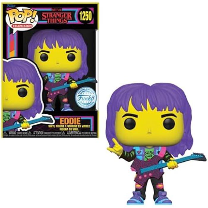 Figurine Funko Pop! Eddie Hellfire Club Exclusivité sur cible Netflix' Stranger Things - vue 1
