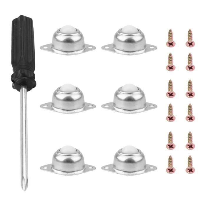 Roue Plate 4 Roulements à Billes 3x15x4mm Double Blindé Nylon - Pour Meubles, Poulies, Quincaillerie - QUARKZMAN Billes Plates