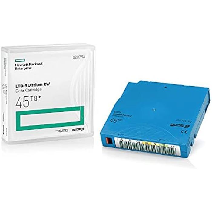 Cassette - HPE - LTO-9 - 45 To - RW - Non Custom Label Pack